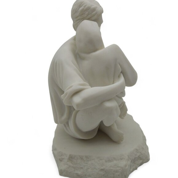 TIMOTHY SCHMALZ Holy Family A Quiet Moment 90s Figurine Canada Vintage 8x7" - Picture 3 of 11